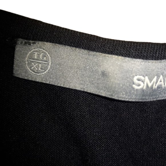 💥3/$25💥 Smartset Black Laced Top Shirt T-Shirt Blouse size XL - Picture 6 of 7